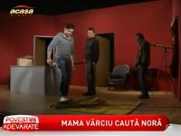 Liviu Varciu, Ioan Isaiu si Ionela Nedelea au jucat in comedia "Menage a trois" - VIDEO