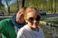 Cabral si Andreea – dupa Paste, direct in parc, cu rolele si cu bicicleta