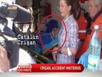 Catalin Crisan si sotia sa au fost implicati intr-un accident de circulatie - VIDEO