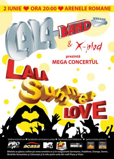 Biletele la  concertul "LaLa Summer Love" sunt in prag de epuizare