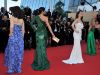 O alta vedeta a cazut in penibil la Cannes. Natalia Oreiro, intr-o rochie mult prea mica pentru bustul ei - FOTO