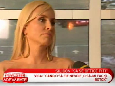 Vika Blochina: "Cred ca Piturca s-ar oftica foarte tare daca mi-ar vedea silicoanele" - VIDEO