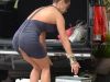 	A slabit 35 de kilograme si acum vrea sa impresioneze cu tinute mulate. Rochia cu slit care a tradat-o