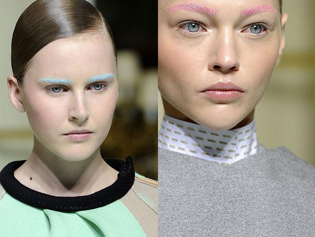 Sprancenele curcubeu vin de la Balenciaga