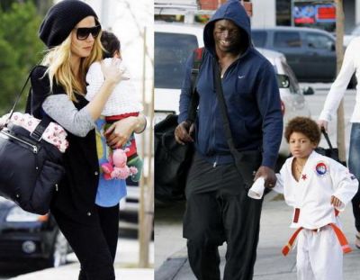 Heidi Klum isi duce copiii la karate