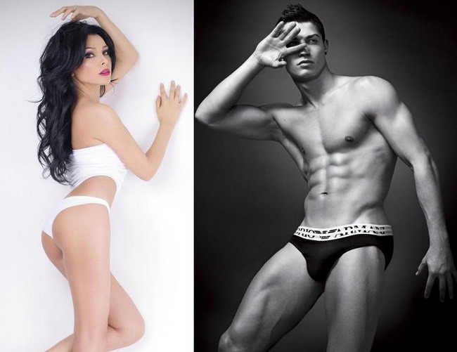 Corina Caragea ar iesi la cina cu Cristiano Ronaldo