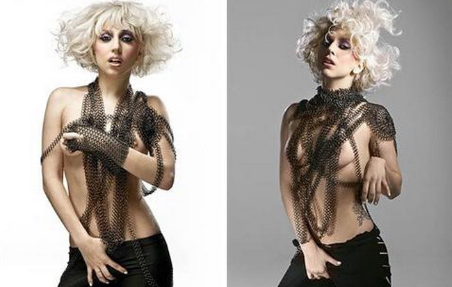 Revista cu Lady Gaga topless, interzisa in SUA