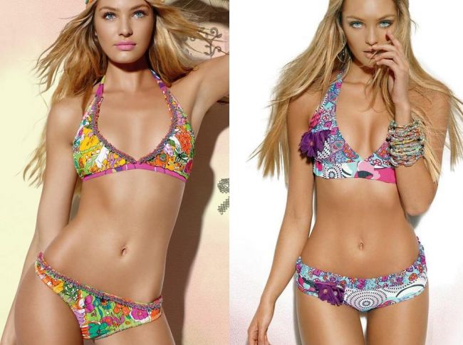 Supermodelul Candice prezinta cele mai tari costume de baie ale verii 2010 FOTO!