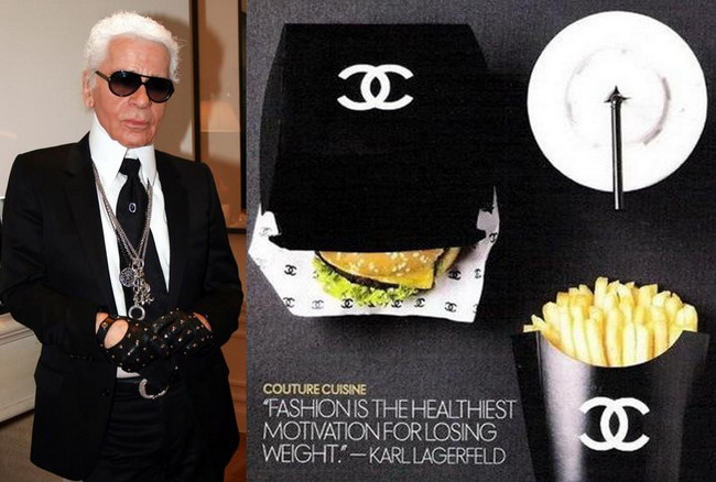 Karl Lagerfeld: â€œModa este cea mai sanatoasa motivatie pentru a slabi!â€™