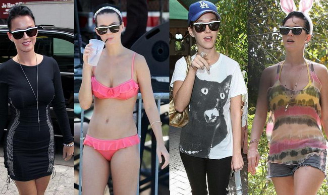 Katy Perry nu renunta niciodata la ochelarii de soare preferati! FOTO!