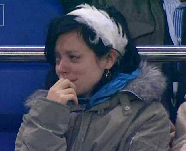 Lily Allen, in lacrimi dupa ce Fulham a pierdut finala Europa League!