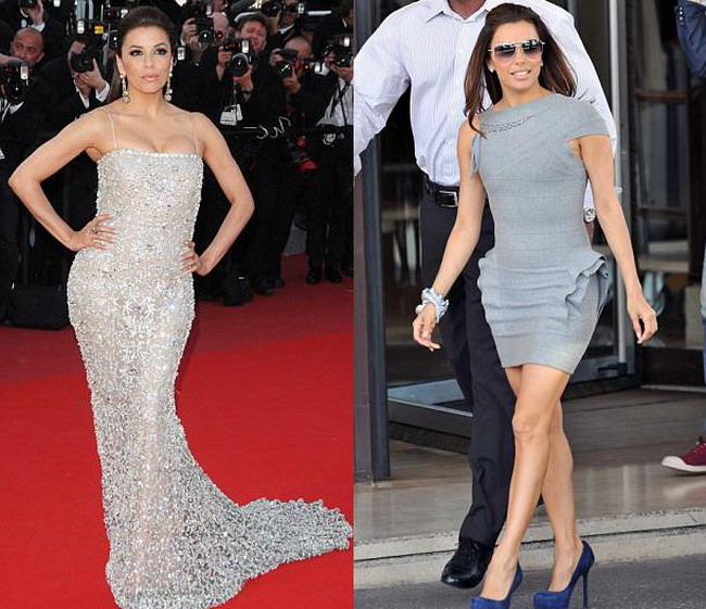 Eva Longoria â€“ de la rochii lungi, stralucitoare, la rochii scurte si sexy FOTO!