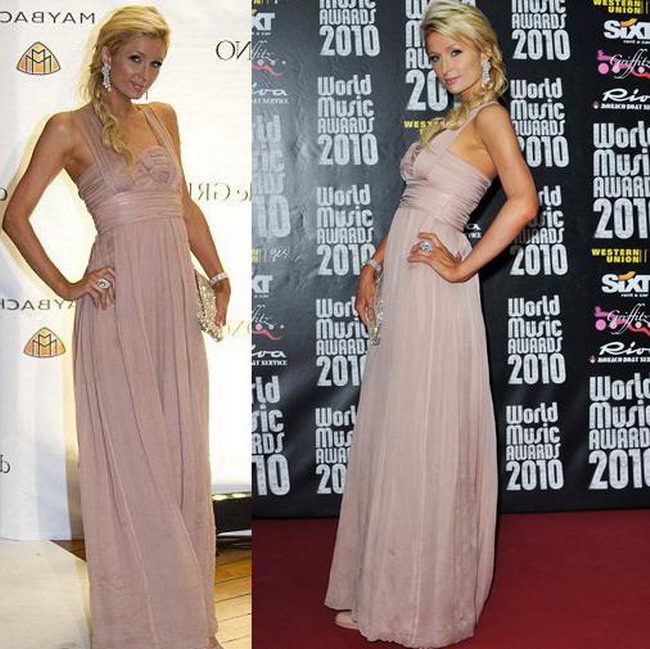Paris Hilton â€“ doua evenimente, o singura rochie! FOTO!