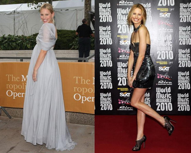 Inca o lectie de slabit rapid dupa nastere: Karolina Kurkova