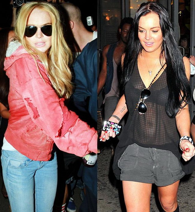 Lindsay Lohan a stat 10 ore la coafor ca sa se vopseasca din nou blonda