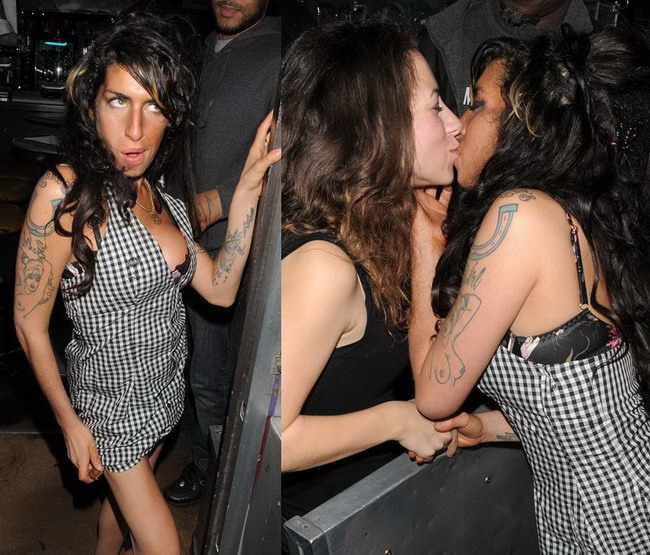 Amy Winehouse si-a schimbat iubitul, dar naravul ba! FOTO