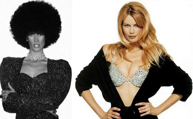 Claudia Schiffer â€“ negresa! Iti place cum ii sta?