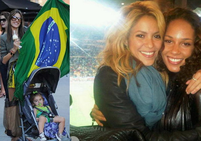 Celebritatile, cuprinse de febra Campionatului mondial de fotbal FOTO