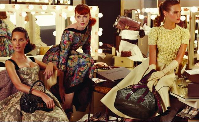 Trei supermodele de clasa mondiala in noua campanie retro Louis Vuitton!  FOTO