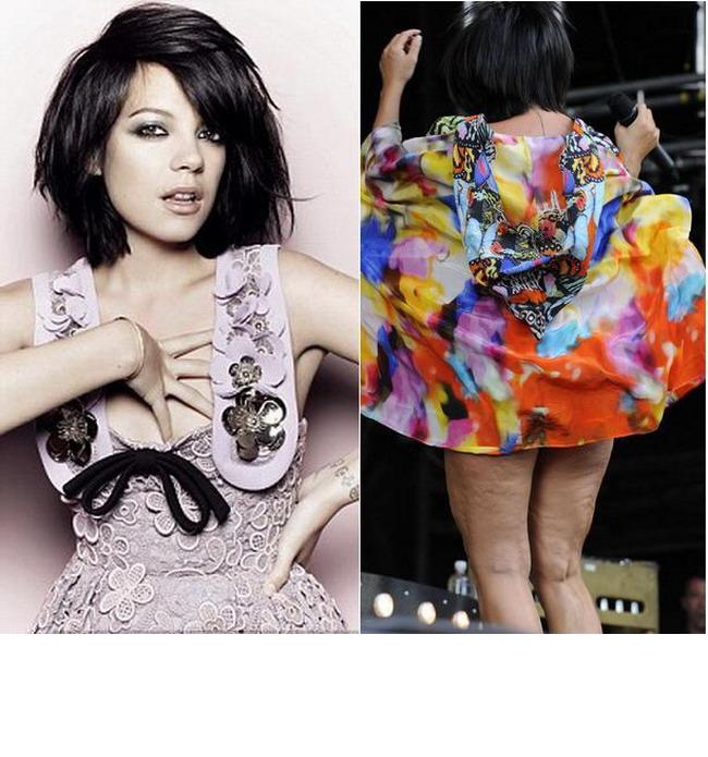 Traiasca Photoshopul: grasunica Lily Allen - super slaba in ultimul numar Elle! FOTO!