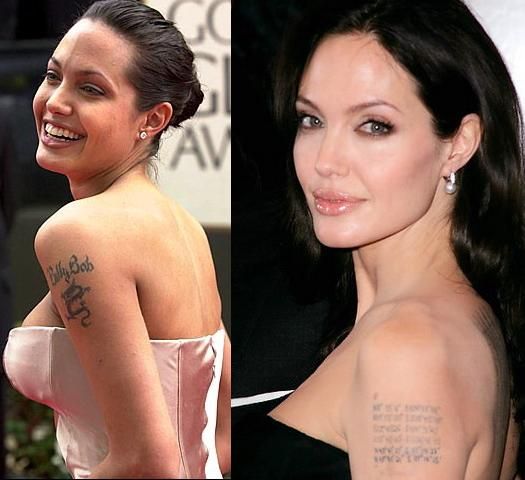 Angelina Jolie Si A Mai Facut Un Tatuaj Vezi Cum A Scapat De Cele Pe Care Le A Regretat Cu 6838