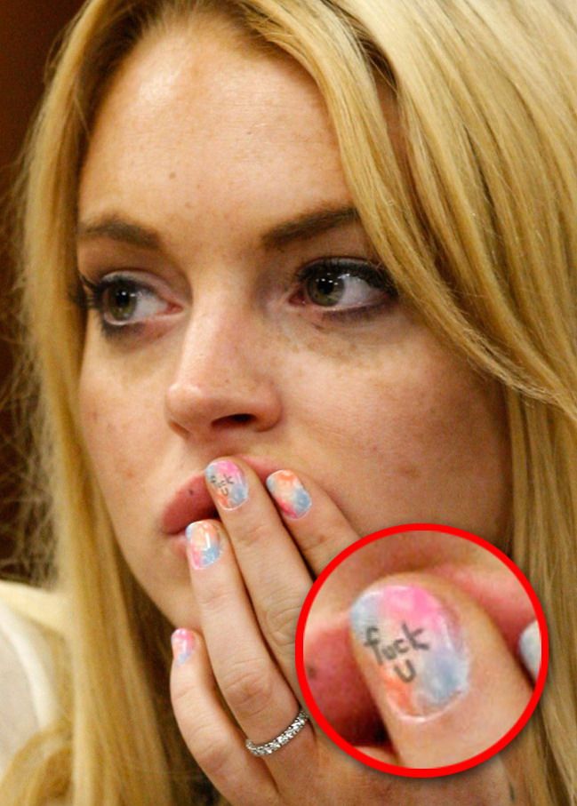 Mesajul lui Lindsay Lohan catre judecatorii care au arestat-o: F**k You!