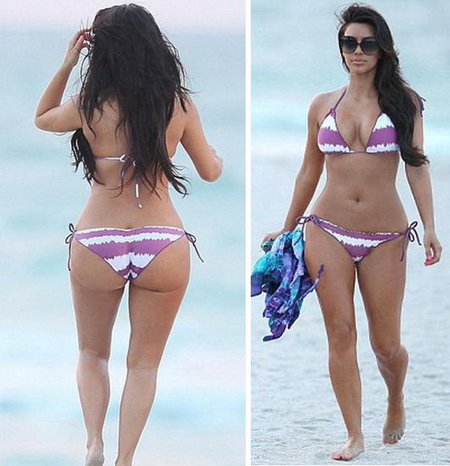 Ati ghicit: fundul urias este al lui Kim Kardashian!