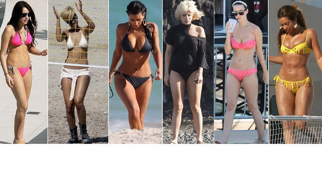 Ele sunt liderele noii generatii de vedete. Cine arata mai bine in costum de baie? FOTO