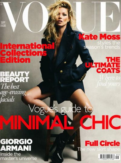 Kate Moss a pozat pentru 30 de coperti VOGUE ndash; vezi toate numerele revistei ndash; GALERIE FOTO