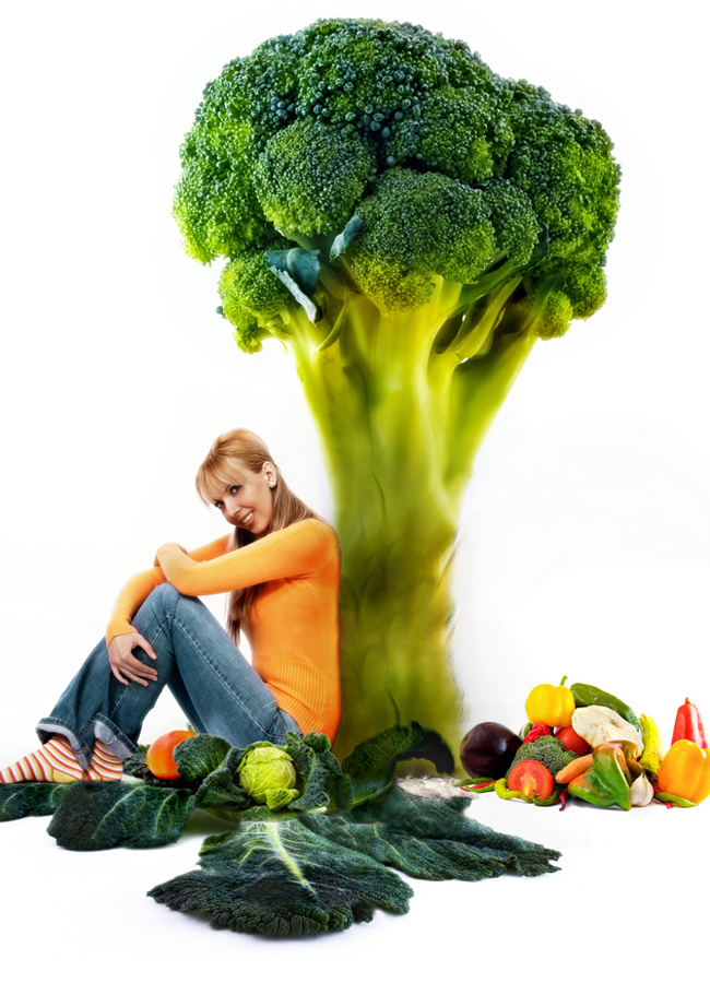 Broccoli te ajuta sa slabesti. La fel si portiile controlate.