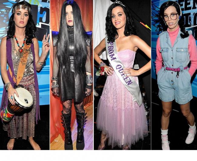 Katy Perry - parada de tinute trasnite la Teen Choice Awards GALERIE FOTO