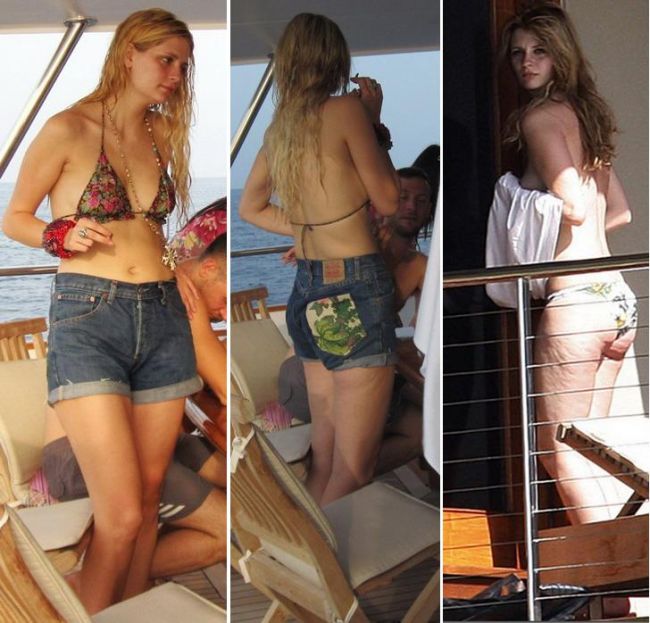 Mischa Barton a reusit sa scape de celulita. Nu chiar de tot... FOTO