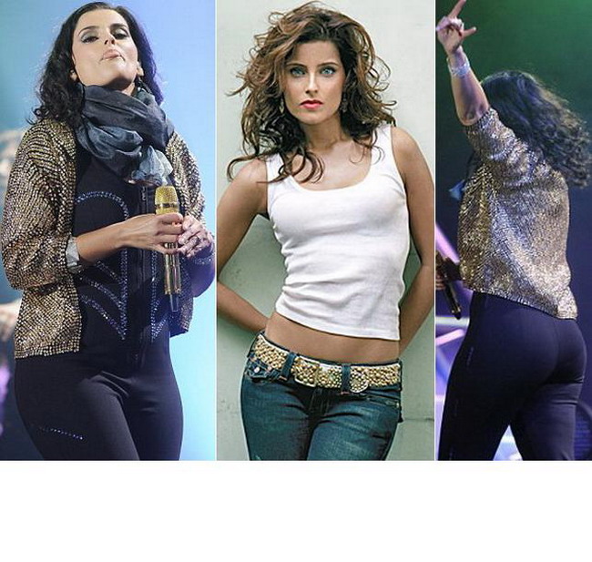 Nelly Furtado - de nerecunoscut din cauza kilogramelor in plus