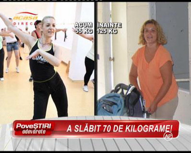 Monica Ramirez a slabit 70 de kilograme intr-un an si jumatate - VIDEO
