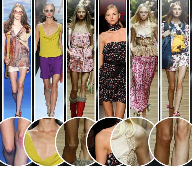 GROAZNIC: show-urile de moda ale toamnei, prezentate de modele anorexice