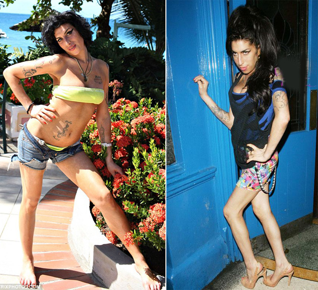Amy Winehouse pozeaza sexy pentru colectia ei vestimentara Fred Perry