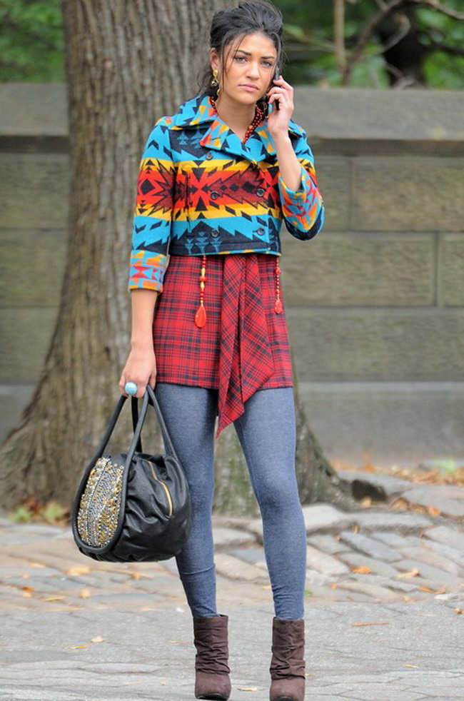 FASHION POLICE: Iti place cum e imbracata Jessica Szohr pe platourile Gossip Girl?GALERIE FOTO