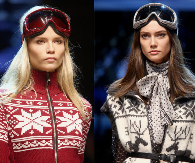 FASHION EXTREM: ochelarii de schi D G, incrustati cu cristale
