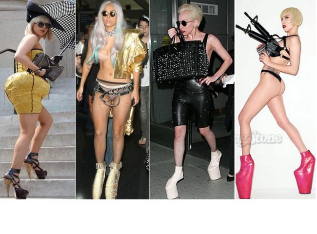 Topul celor mai ciudate incaltari ale lui Lady Gaga FOTO