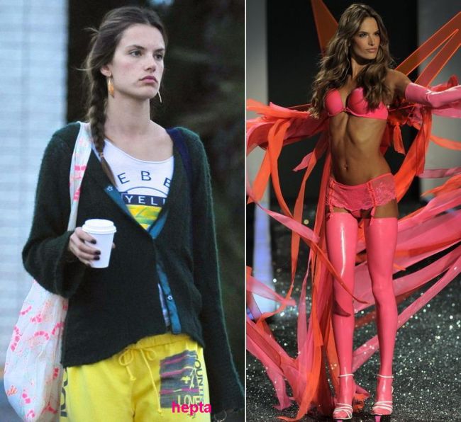 Alessandra Ambrosio, casual si fara machiaj. Ti se mai pare tot atat de frumoasa ca pe catwalk?