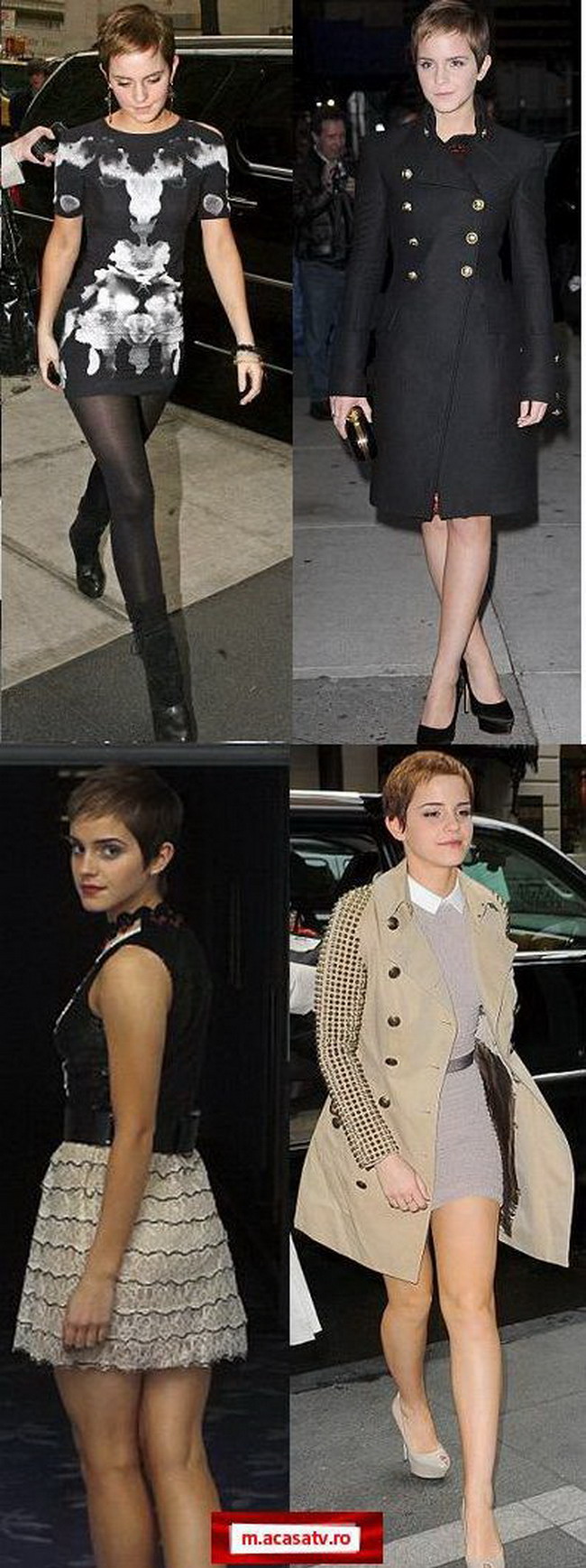 Emma Watson face parada modei la New York GALERIE FOTO