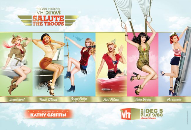 Katy Perry, Nicki Minaj si Hayley Williams super hot pentru armata Americana! GALERIE FOTO