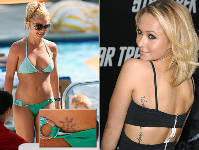 Vedete care s-au ales cu tatuaje scrise gresit GALERIE FOTO