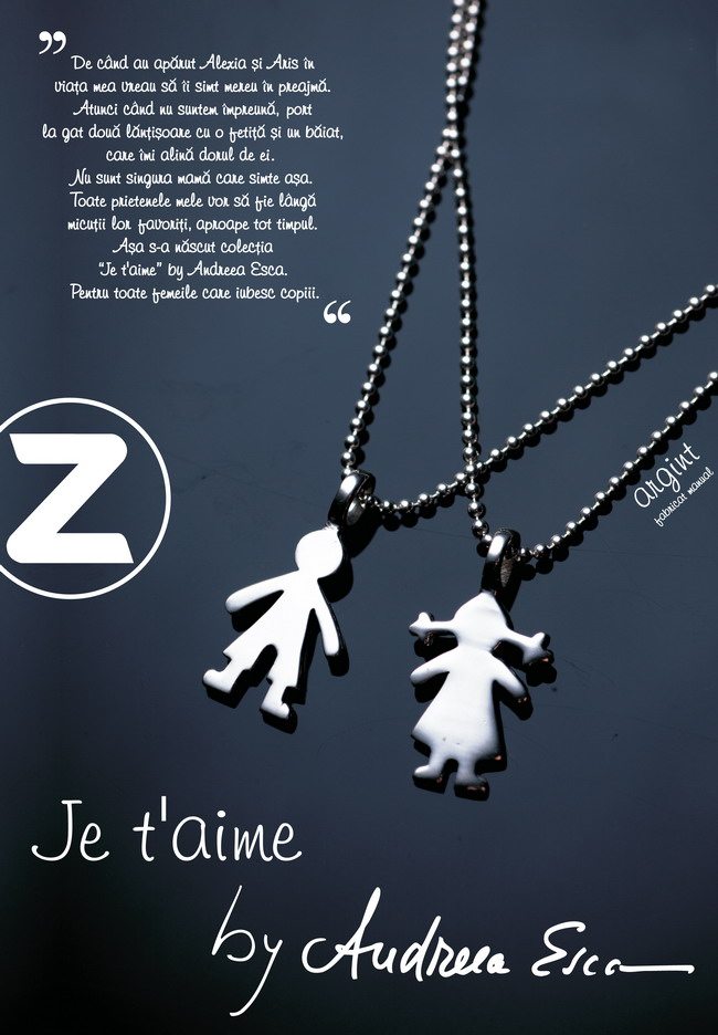 Andreea Esca a creat colectia de bijuterii Je t rsquo;aime