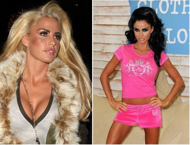 Katie Price si-a schimbat culoarea parului, dar...naravul ba! FOTO