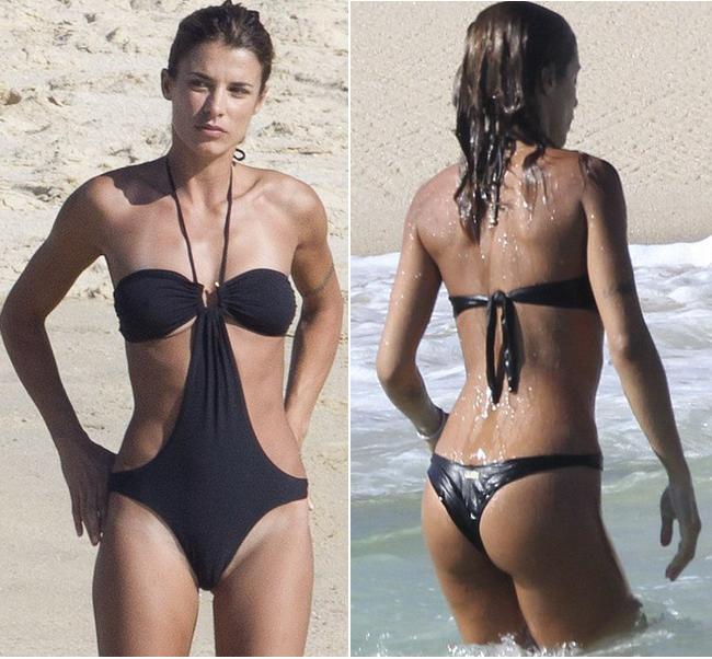 Corpul zilei - Elisabetta Canalis in costum de baie FOTO