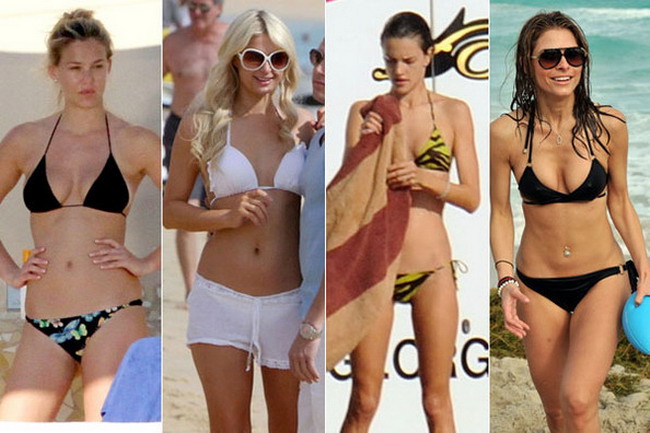 Vedetele si-au inceput noul an in bikini GALERIE FOTO