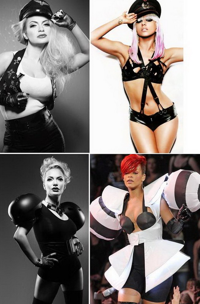 Pe cine imita Andreea Antonescu - pe Gaga sau pe Rihanna?