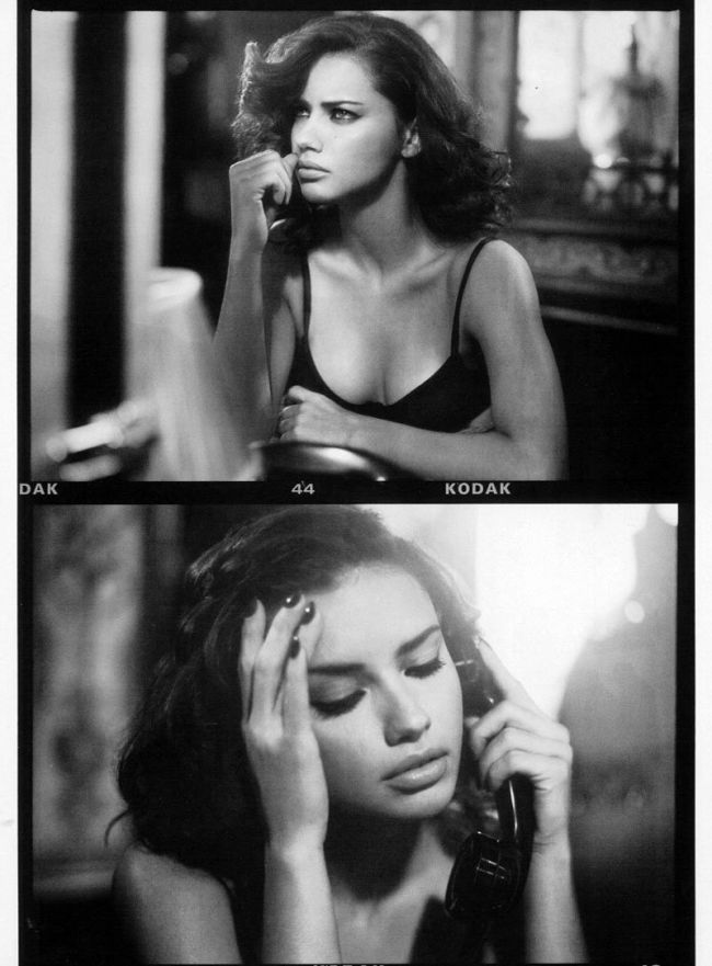 Adriana Lima - pictorial retro in Vogue Italia