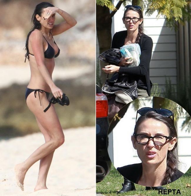 Demi Moore s-a transformat din diva sexy in...mămăiţă! FOTO